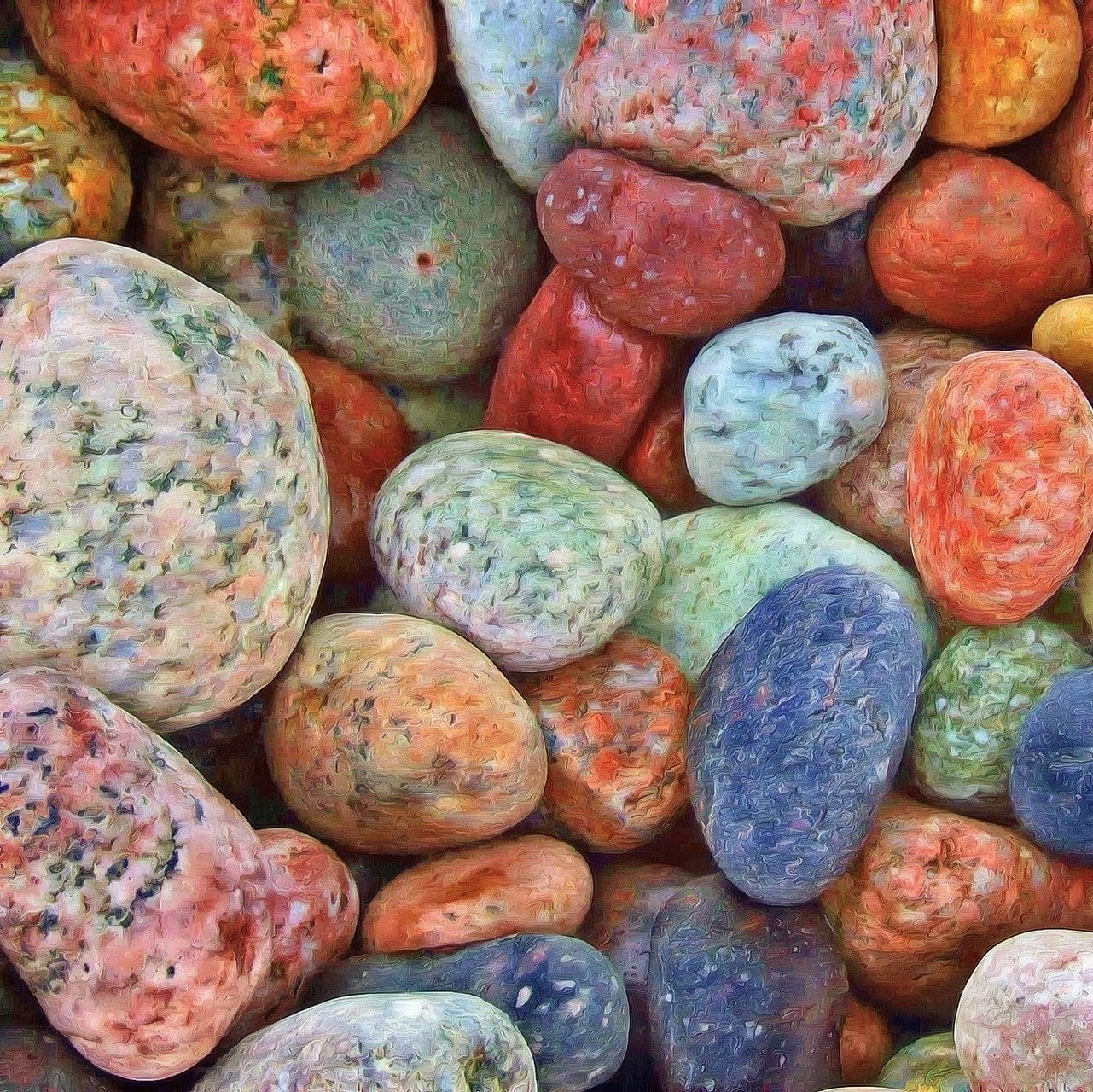 colorful stones