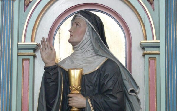 Image: Peter Paul Metz, Mechthild of Magdeburg, 1896, St. Gordian und Epimachus church, Leutkirch im Allgäu, Germany, Photo by Andreas Praefcke/CC-BY-SA-3.0