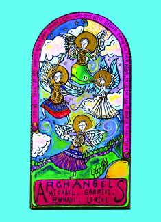 Archangels Michael, Gabriel, Raphael, Uriel​